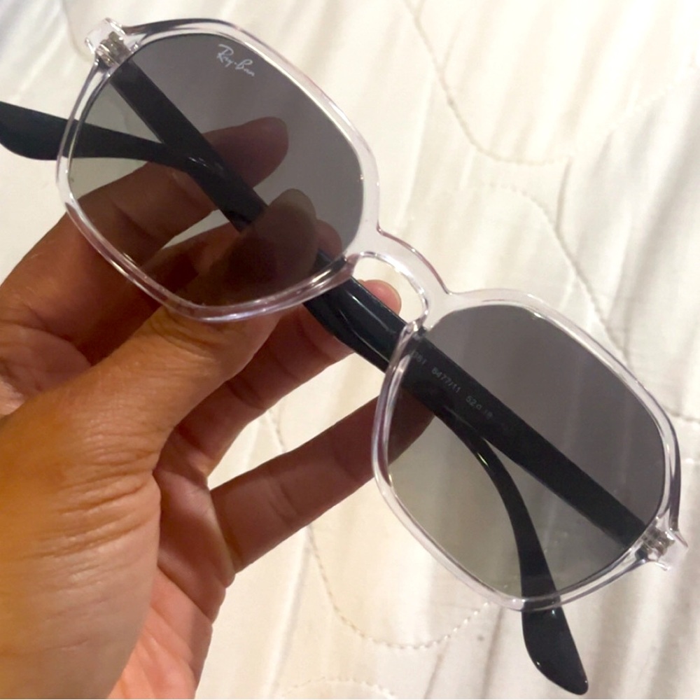 Ray-Ban Clear and Black Sunglasses